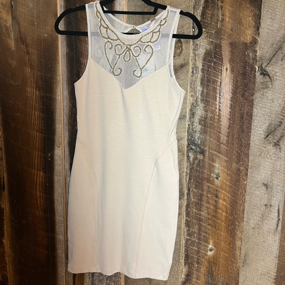 Free People Body Con Dress with Sequins